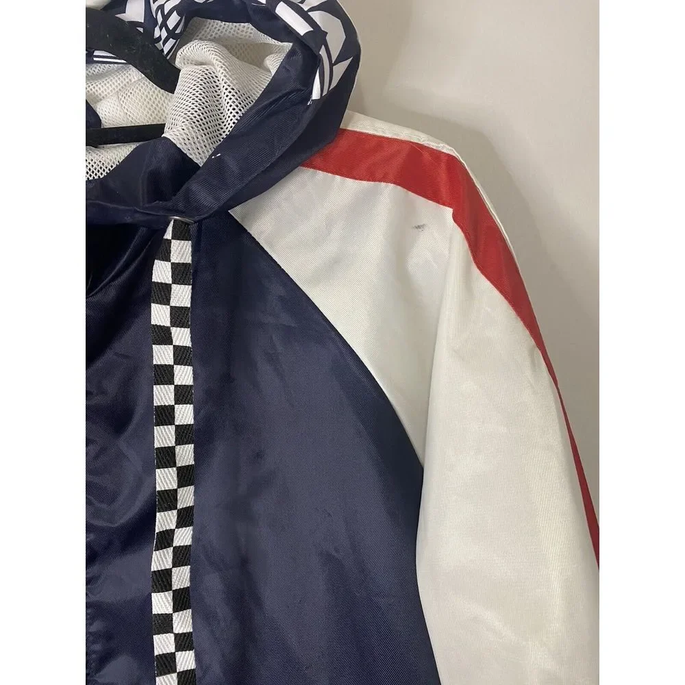 Vintage Patriotic Members Only Jacket Men's Size Small Europe Craft Zip Up‎ 90s